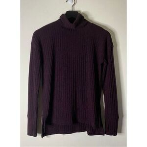 Athleta Transit Marled Knit Turtleneck Sweater Size XXS